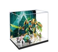 Vitrine en acrylique pour Lego 71508 Fox Guardian Mech - Boîte transparente anti-poussière - Seule vitrine compatible avec Lego 71508 (spray arrière + miroir B)