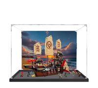 Vitrine en acrylique pour Lego 71848 modèle de récompense Temple - 3 mm - Étanche à la poussière - Vitrine compatible avec Lego 71848 (modèle non inclus) (fond 3 mm A)