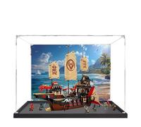 Vitrine en acrylique pour Lego 71848 modèle de récompense Temple - 3 mm - Étanche à la poussière - Vitrine compatible avec Lego 71848 (modèle non inclus) (fond 3 mm B)