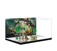 Vitrine en acrylique pour Lego 71859 Le Dragon de la vie - Boîte transparente anti-poussière - Seule vitrine compatible avec Lego 71859 (spray arrière + miroir B)