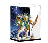 Vitrine en acrylique pour Lego 71860 Lloyd's Titan Mech Building Set de construction - Boîte transparente anti-poussière - Seule vitrine compatible avec Lego 71860 (spray arrière + miroir A)