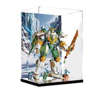 Vitrine en acrylique pour Lego 71860 Lloyd's Titan Mech Building Set de construction - Boîte transparente anti-poussière - Uniquement compatible avec Lego 71860 (spray arrière + miroir C)