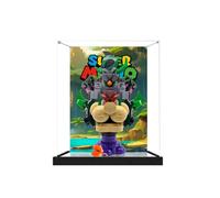Vitrine en acrylique pour Lego 72042 - Anti-poussière avec protection UV, ajustement personnalisé pour modèle Lego 72042 - Édition collector (modèle non inclus) (fond + base miroir)