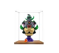 Vitrine en acrylique pour Lego 72042 - Anti-poussière avec protection UV, ajustement personnalisé pour modèle Lego 72042 - Édition collector (modèle non inclus) (base en bois + 3 mm)