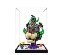 Vitrine en acrylique pour Lego 72042 - Motif Prince Florian et château - Boîte transparente compatible avec Lego 72042 (coque uniquement, sans modèle) (Transparent 2 mm + miroir)