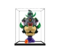 Vitrine en Acrylique pour Lego 72042 Prince Florian & Castle Bowser oîte de Rangement Transparente Anti-poussière (modèle Non Inclus) (Mirror 3MM)