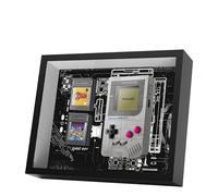 Vitrine en acrylique pour Lego 72046 SET DE CONSTRUCTION GAME BOY, Boîte transparente anti-poussière - Seulement la vitrine, Cadre photo de présentation compatible avec Lego 72046