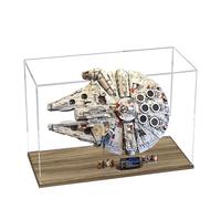 Vitrine en acrylique pour Lego 75192 Deluxe Millennium Falcon - Boîte de rangement transparente - Compatible avec Lego 75192 (étui uniquement, sans modèle (option 1)
