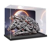 Vitrine en acrylique pour Lego 75192 Millennium Falcon Model, boîte de présentation anti-poussière pour 75192 (vitrine uniquement) (arrière-plan)