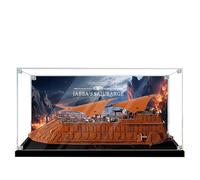 Vitrine en acrylique pour Lego 75397 modèle Jabba Sail Yacht - 3 mm - Étanche à la poussière - Vitrine compatible avec Lego 75397 (modèle non inclus) (fond 3 mm C)