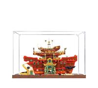 Vitrine en acrylique pour Lego 75640 Bharati Sea Restaurant - Boîte de présentation anti-poussière compatible avec Lego 75640 (coque uniquement, sans modèle) (2 mm)