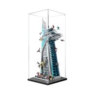 Vitrine en acrylique pour Lego 76269 Avengers Tower Model, boîte de présentation anti-poussière de 3 mm, vitrine compatible avec Lego 76269 (modèle non inclus) (Transparent 3 mm)