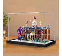 Vitrine en acrylique pour Lego 76294 X-Men X-Mansion - Boîte de rangement transparente - Boîte de présentation compatible avec 76294 (boîte uniquement) (miroirs de 3 mm)