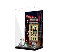 Vitrine en acrylique pour Lego 76342 The Daily Bugle - Boîte transparente anti-poussière - Seule vitrine compatible avec Lego 76342 (spray arrière B)