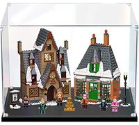 Vitrine en Acrylique pour Lego 76388 Harry Potter Visite Le Village de Pré-au-Lard Boîte de présentation de Protection Anti-poussière Compatible avec Lego 76388 (modèle Lego Non Inclus) 3mm