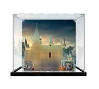 Vitrine en acrylique pour Lego 76389 - Chambre des secrets - Boîte transparente anti-poussière - Seule vitrine compatible avec Lego 76389 (base D)