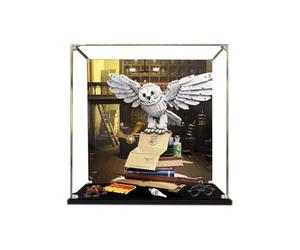 Vitrine en acrylique pour Lego 76391 icônes de Poudlard - Solution d'affichage ultime pour objets de collection (thème D)