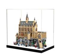 Vitrine en acrylique pour Lego 76435 Château d'auditorium - Vitrine transparente anti-poussière compatible avec Lego 76435 (vitrine unique) (transparent)