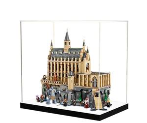Vitrine en acrylique pour Lego 76435 Château d'auditorium - Vitrine transparente anti-poussière compatible avec Lego 76435 (vitrine unique) (transparent)