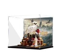 Vitrine en acrylique pour Lego 76466 Pierre du sorcier - Édition collector - Boîte transparente anti-poussière - Seule vitrine compatible avec Lego 76466 (spray arrière B)