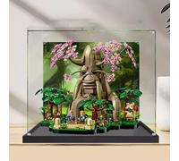 Vitrine en acrylique pour Lego 77092 La légende de Zelda Deku Tree, boîte de rangement anti-poussière transparente (seulement coque, sans modèle, peint 3 mm)