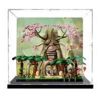 Vitrine en acrylique pour Lego 77092 Legend of Zelda Deku Tree - Vitrine transparente anti-poussière compatible avec Lego 77092 (vitrine uniquement) (fond uniquement)