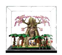Vitrine en acrylique pour Lego 77092 Legend of Zelda Deku Tree - Vitrine transparente anti-poussière compatible avec Lego 77092 (présentoir uniquement) (3 mm)