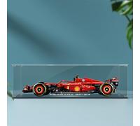 Vitrine en acrylique pour Lego Ferrari SF-24 F1 42207 Building Series Boîte de présentation transparente anti-poussière pour figurines d'action ou trophée (modèle non inclus) (type transparent)
