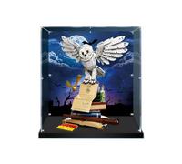 Vitrine en acrylique pour Lego. Harry Potter Hogwarts Icons 76391, vitrine, modèle de protection et de décoration avec rangement anti-poussière (fond D)