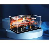 Vitrine en acrylique pour Lego Luke Skywalker Landspeeder 75341 (ensemble Lego non inclus) (avec fond à thème)