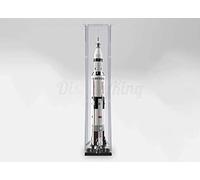Vitrine en acrylique pour Lego NASA Apollo Saturn V 21309, 3 mm d'épaisseur, sans poussière et transparent avec vis (ensemble Lego non inclus) (sans fond)