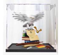 Vitrine en Acrylique pour Lego Potter Hedwig Owl 76391 Kit de Construction, vitrine Anti-poussière - Vitrine Uniquement(Back-Base)