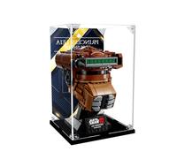 Vitrine en acrylique pour Lego Princess Leia 75351 - Vitrine, protège et décore les modèles avec rangement anti-poussière pour objets de collection, cadeaux (fond C (40,6 x 40,6 x 66 cm)