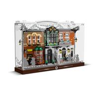 Vitrine en acrylique pour Lego Sherlock Holmes : Book Nook Set 10351, vitrine acrylique épaissie avec fond transparent, vitrine étanche à la poussière compatible avec le modèle de briques de
