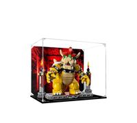 Vitrine en acrylique pour Lego The Mighty Bowser 71411, résistante à la poussière, aux UV, sur mesure, cadeaux pour les amateurs de modèles (thème A-45 x 37 x 30 cm)
