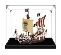 Vitrine en acrylique pour modèle de navire pirate Lego 75639, Boîte de présentation transparente résistante à la poussière, Boîte de présentation pour collection de modèles (modèle non inclus) (base