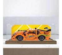 Vitrine en acrylique pour modèle de voiture de course Le-go 42204, boîte de présentation anti-poussière (boîte de présentation uniquement) (fond StyleB 3 mm)