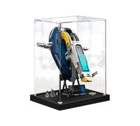 Vitrine en acrylique pour modèle L-e*g-o 75409 Spitfire Class Starship - Étanche à la poussière - Transparent - Pour collection de modèles (modèle non inclus) - Noir - 2 mm