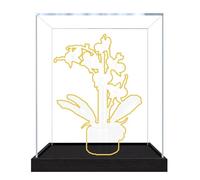 Vitrine en acrylique pour modèle Le-go 10311 Orchidée - Boîte de présentation anti-poussière (boîte de présentation uniquement) (StyleA 3 mm)