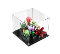Vitrine en acrylique pour modèle Lego 10309 Plantes succulentes - Anti-poussière - Transparent - Boîte de rangement (modèle non inclus) (2 mm)