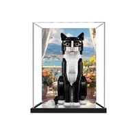 Vitrine en acrylique pour modèle Lego 21349 Smoking Cat - 3 mm - Étanche à la poussière - Compatible avec Lego 21349 (modèle non inclus)