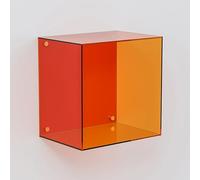 Vitrine en acrylique pour objets de collection - Fixation murale ou de table - Boîte transparente anti-poussière pour mini figurines, chaussures et souvenirs - Prêt à l'emploi, aucun assemblage