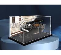 Vitrine en acrylique pour piano grand piano Lego Ideas 21323 - 3 mm d'épaisseur (ensemble Lego non inclus) (avec fond thématique)