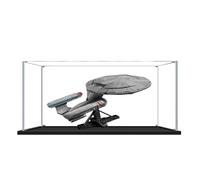 Vitrine en Acrylique pour Star Trek: U.S.S. Enterprise NCC-1701-D pour Lego 10356, boîte de Rangement Transparente Anti-poussière (modèle Non Inclus) (Transparent 3MM)
