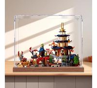 Vitrine en acrylique pour tournoi d'arène Le-go 71814 : modèle Temple City, boîte de présentation anti-poussière (boîte de présentation uniquement) (StyleB 3 mm)