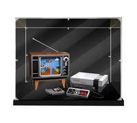 Vitrine en acrylique pour TV Lego 71374 rouge et blanc, boîte transparente anti-poussière compatible avec TV Lego71374 rouge et blanc, (modèle non inclus) 55 x 35 x 35 cm (2 mm)