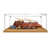 Vitrine en acrylique pour voilier Le-go 75397 Jabba - Transparent - Boîte de rangement - Cadeau - Boîte à poussière (sans modèle) (fond personnalisable) (sans fond - 3 mm)