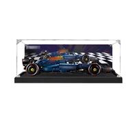 Vitrine en acrylique pour voiture de course Lego 42206 F1, utilisée pour collecter et protéger des présentoirs, boîte de rangement robuste, 65,8 x 30 x 19,8 cm (sauf les modèles) (option 1)