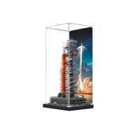 Vitrine en acrylique spécialement conçue pour Lego 10341 Space Launch System Building Set de construction - Boîte anti-poussière - Seule vitrine compatible avec Lego 10341 (spray arrière B)