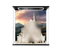 Vitrine en acrylique spécialement conçue pour Lego 11377 - Château de tour blanche - Boîte transparente anti-poussière - Seule vitrine compatible avec Lego 11377 (spray arrière B)